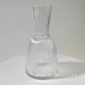 Ribbed Glass Vase Tea Light Holders